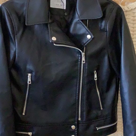 Adorable Kids NWOT 🖤🖤🖤Motto Jacket by Zara - Picture 5 of 11